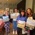 Friends who paint together...